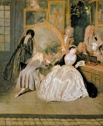Das Schild des Gersaint-Ladens (Detail)